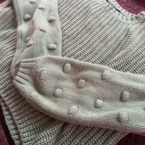 Crewneck Sweater in Light Green